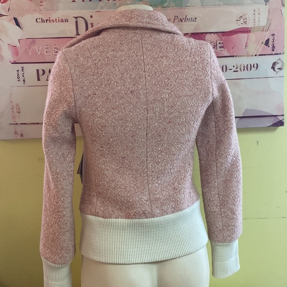 Mackage Pink Tweed Leather Jacket - Picture 6 of 13